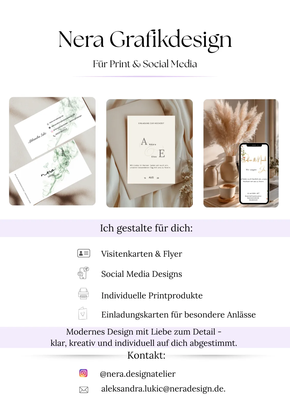 Modern Graphic Design für Print & Social Media – Bild 2