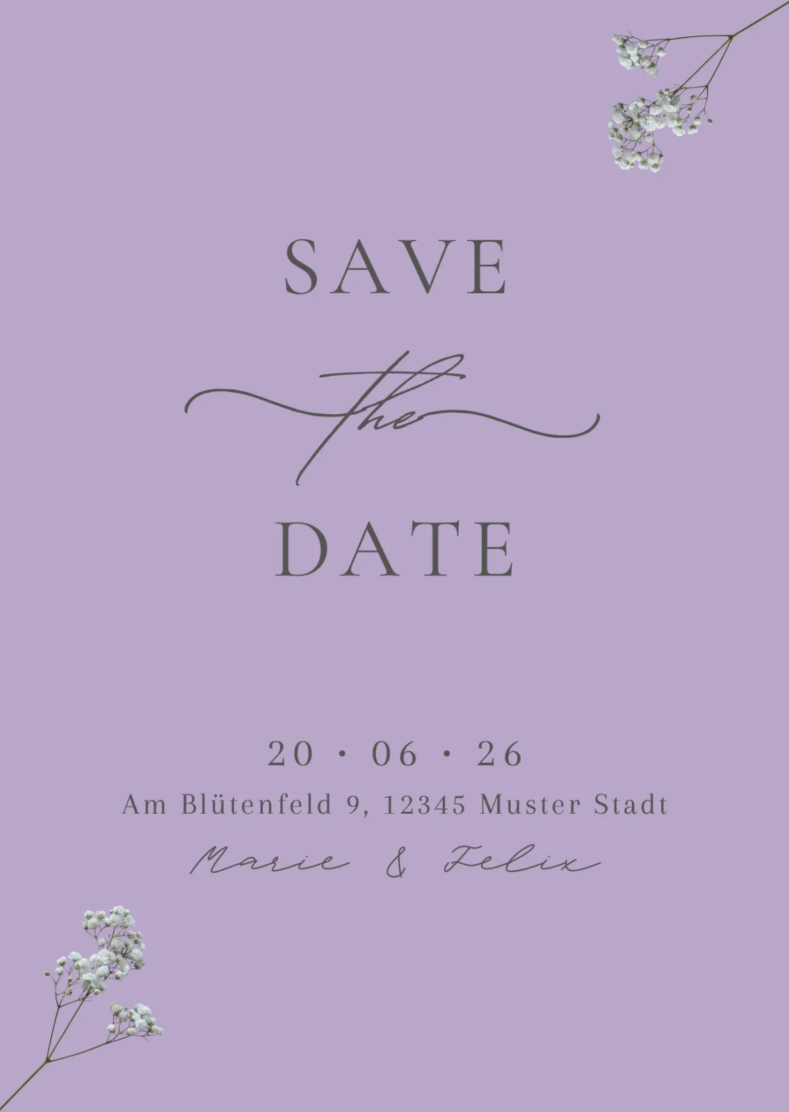 Save the Date – Lavender – Bild 2