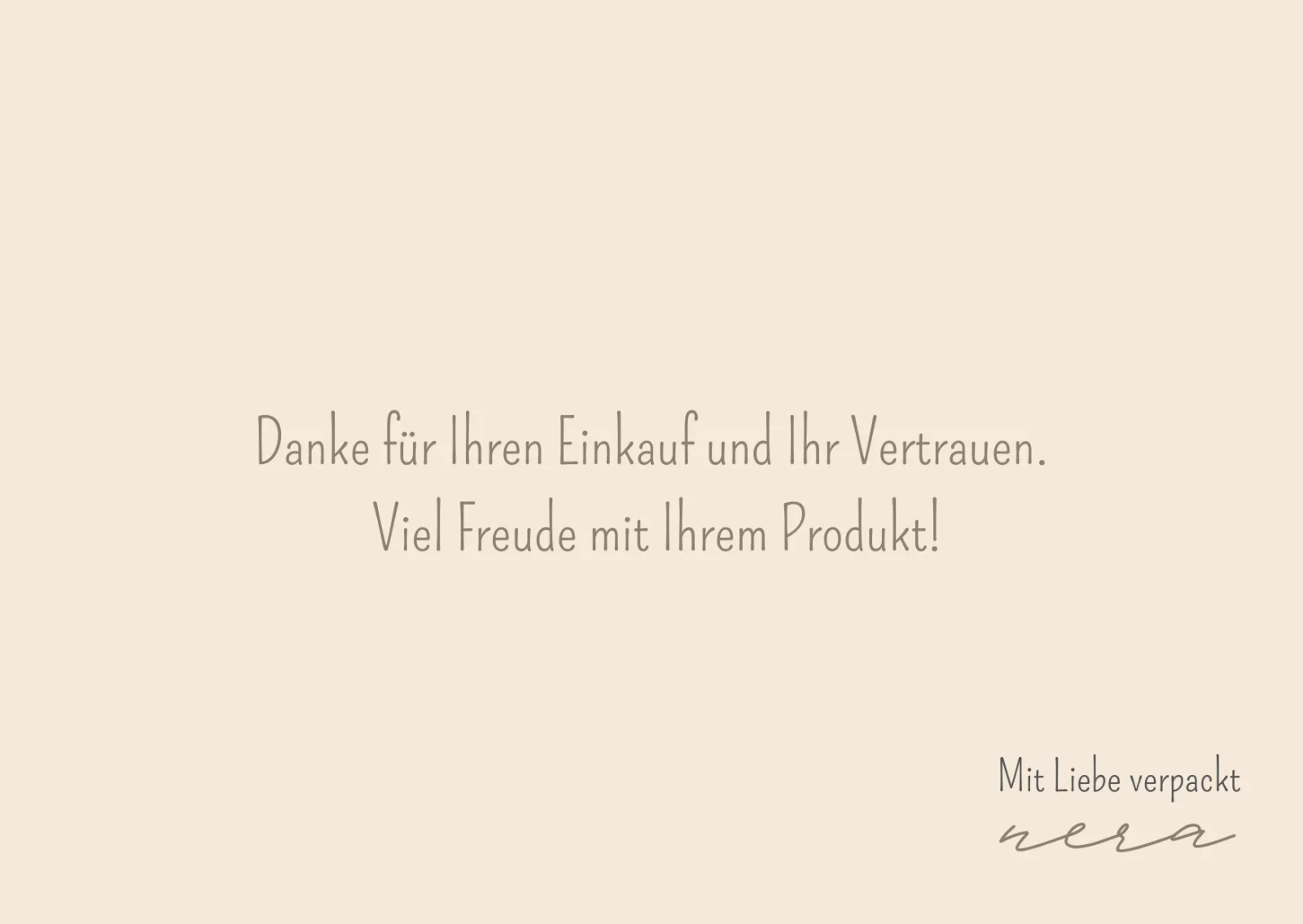Minimalistische Dankeskarte im Boutique-Stil ✨ – Bild 3