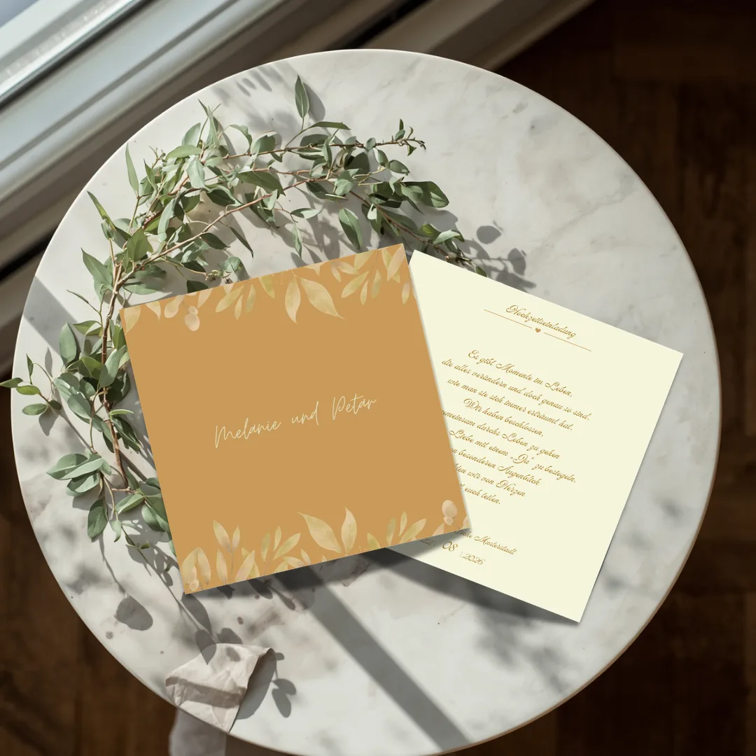 Elegante Hochzeitseinladung – Nera Design