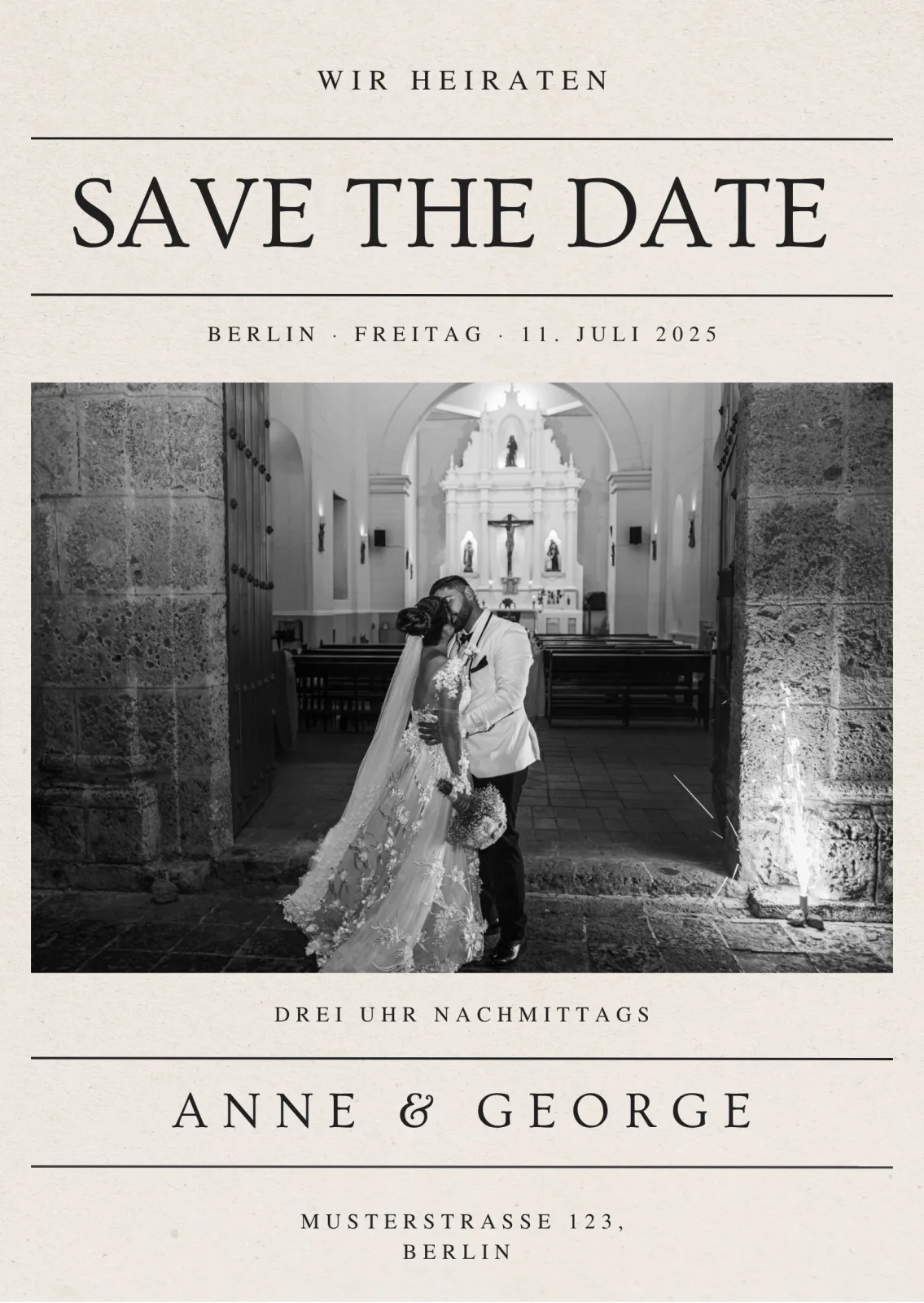 Vintage Save-the-Date – Bild 2