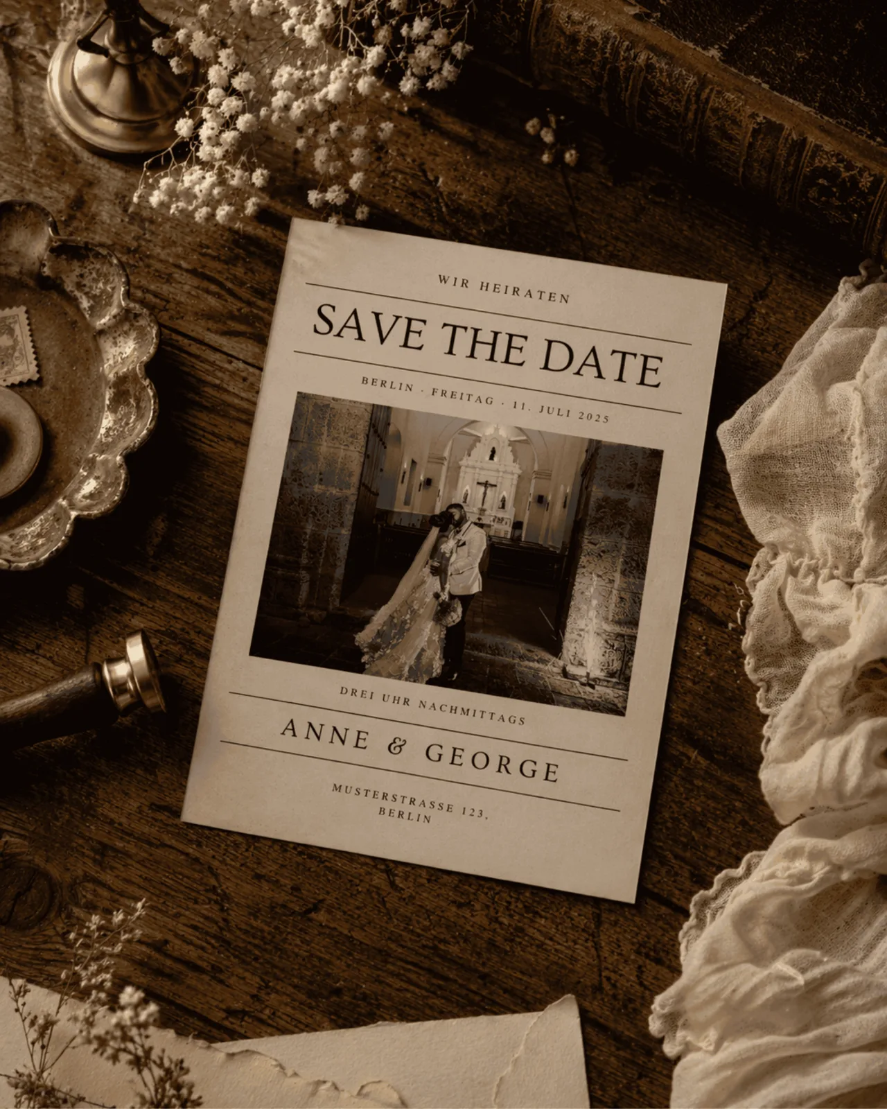 Vintage Save-the-Date – Nera Design