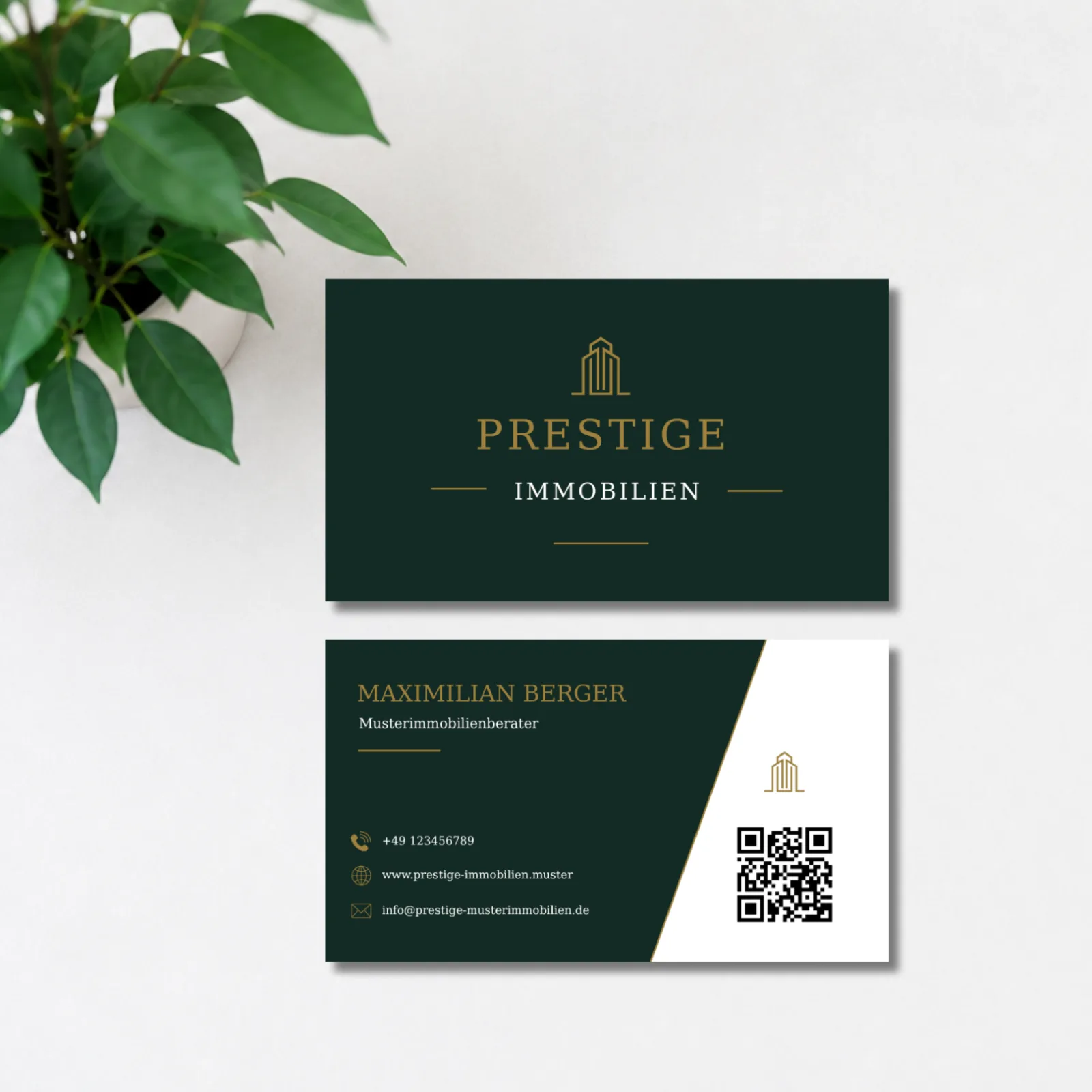 Elegantes Visitenkartendesign – Nera Design