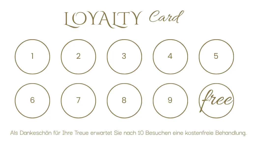 Golden Glow – Loyalty Card ✨ – Bild 3