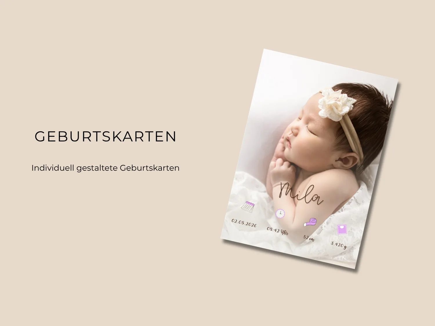 Geburtskarten – Nera Design