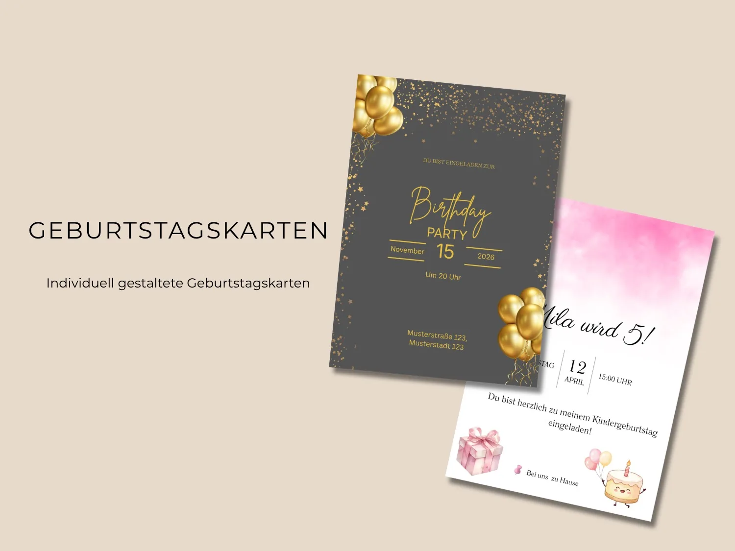 Geburtstagskarten – Nera Design