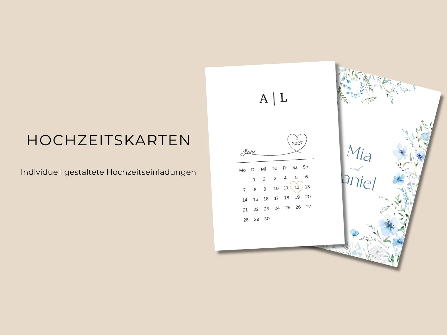 Hochzeitseinladungen – Nera Design